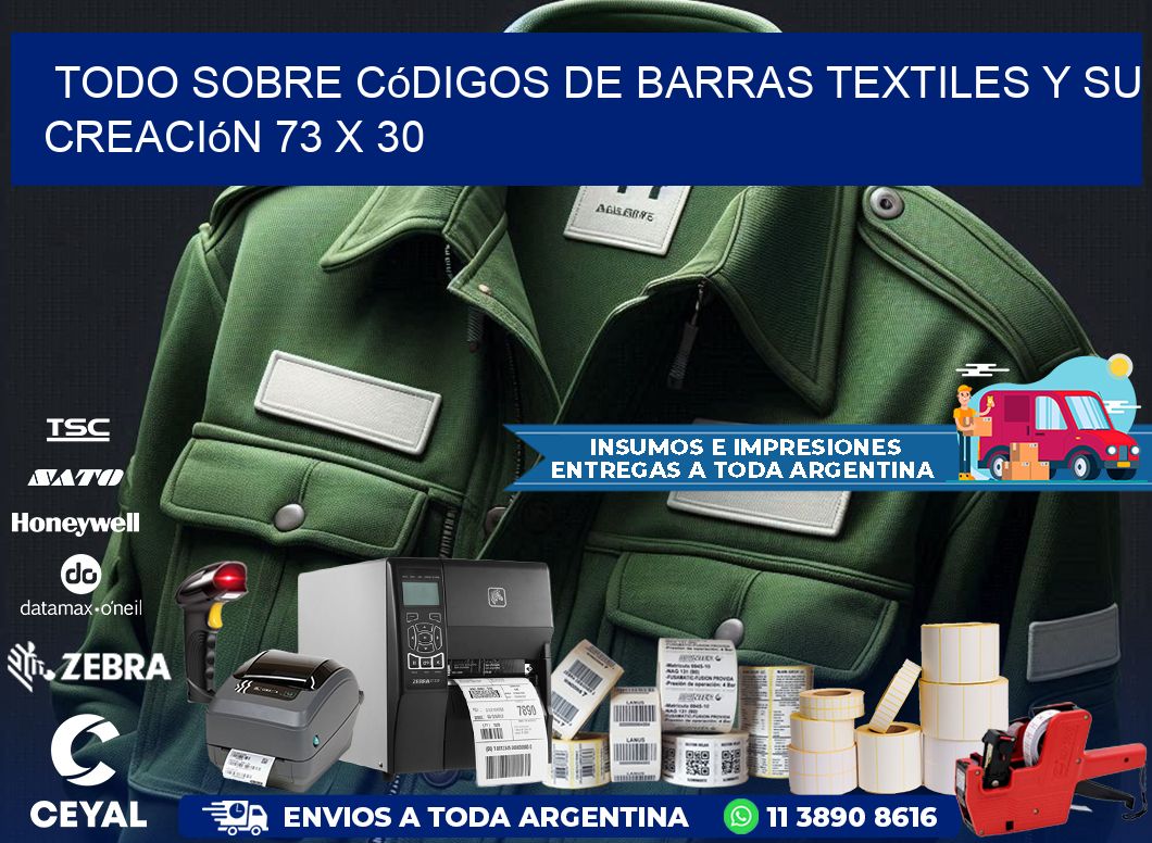 Todo sobre Códigos de Barras Textiles y su Creación 73 x 30
