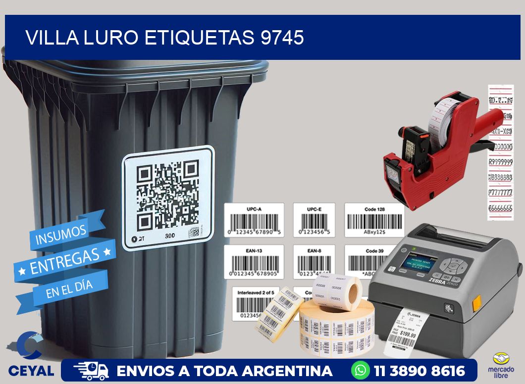 Villa Luro etiquetas 9745