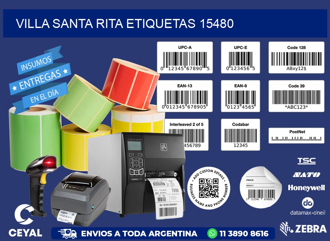 Villa Santa Rita etiquetas 15480