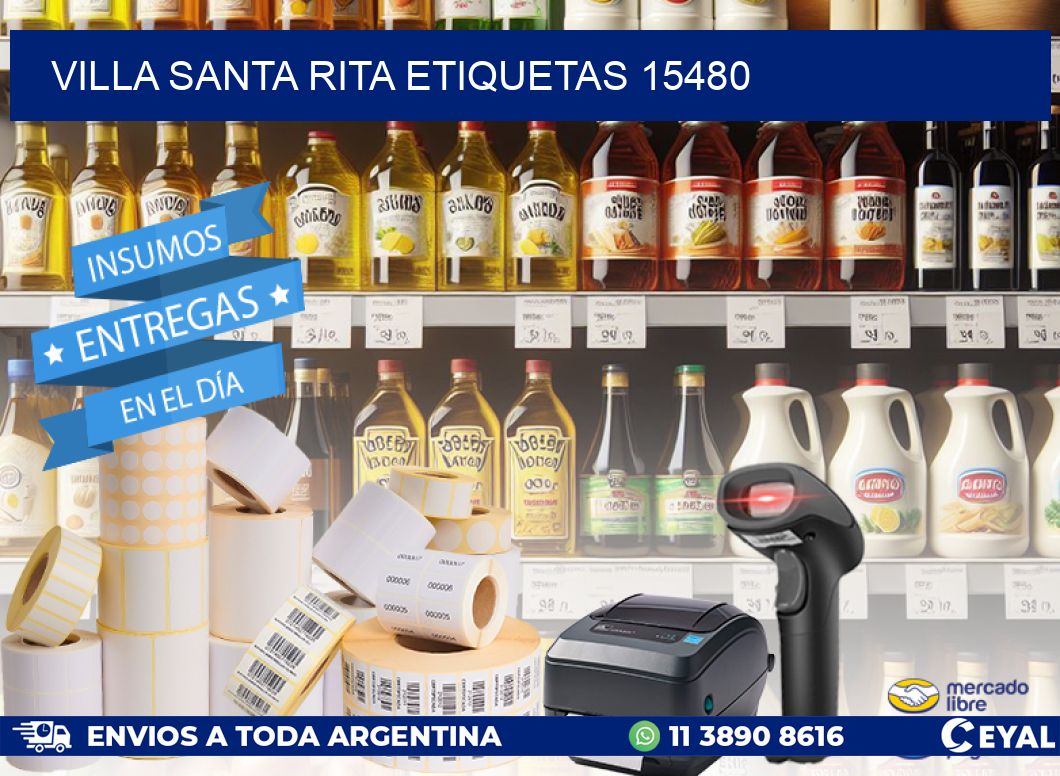 Villa Santa Rita etiquetas 15480