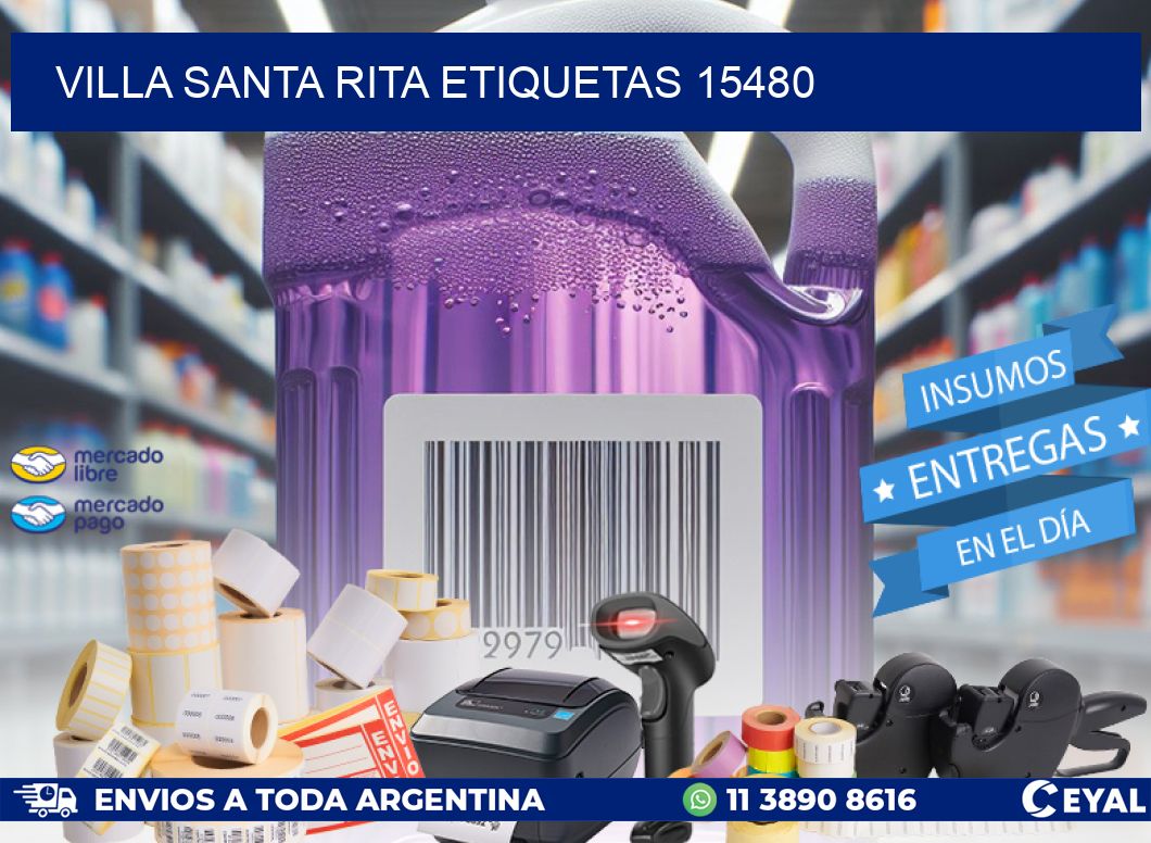 Villa Santa Rita etiquetas 15480