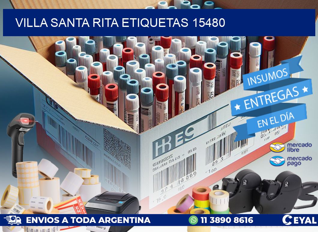 Villa Santa Rita etiquetas 15480