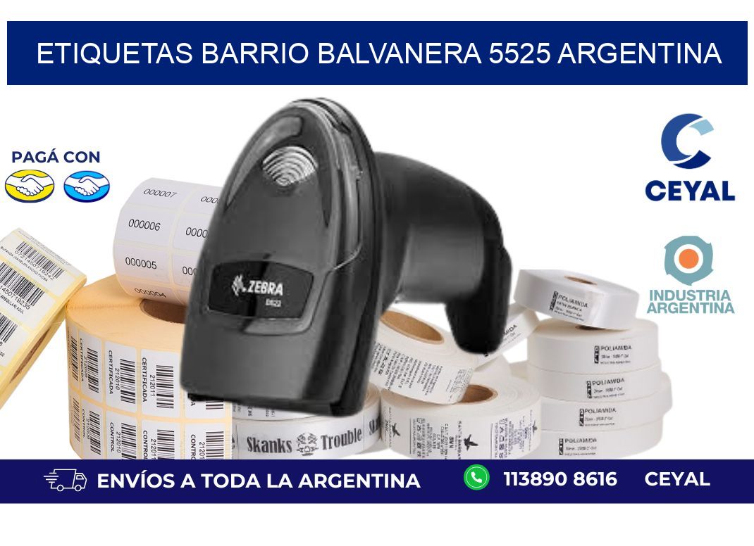 etiquetas barrio balvanera 5525 argentina