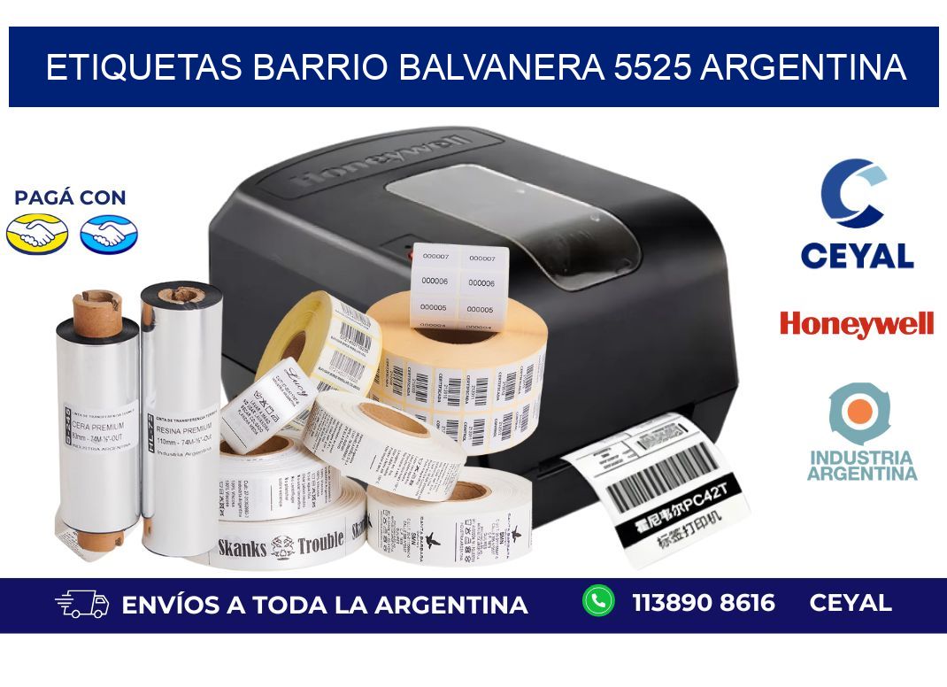 etiquetas barrio balvanera 5525 argentina