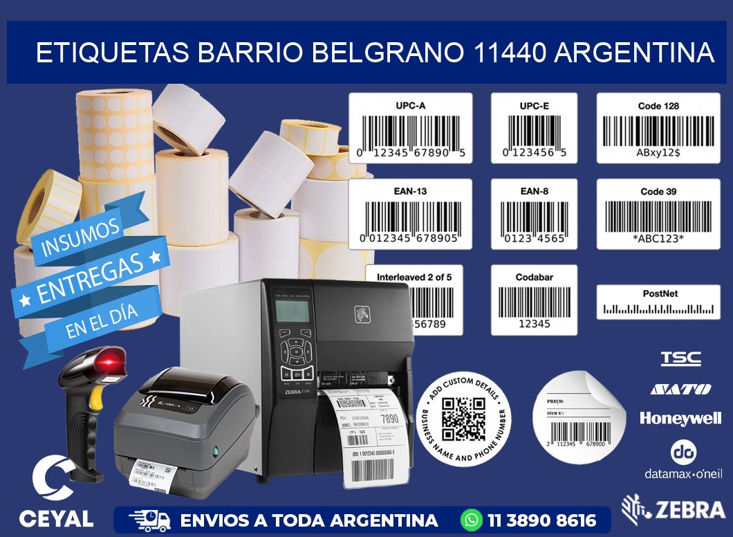 etiquetas barrio belgrano 11440 argentina
