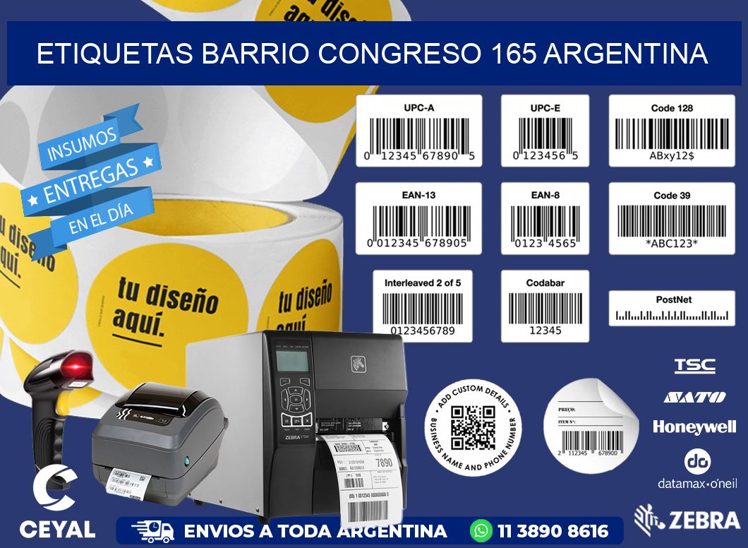 etiquetas barrio congreso 165 argentina