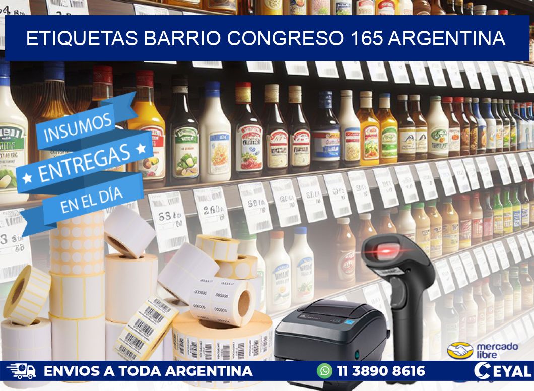 etiquetas barrio congreso 165 argentina