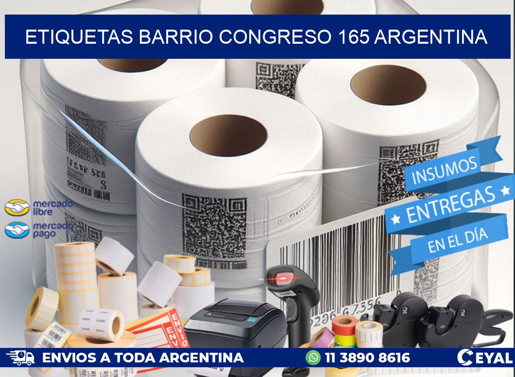 etiquetas barrio congreso 165 argentina