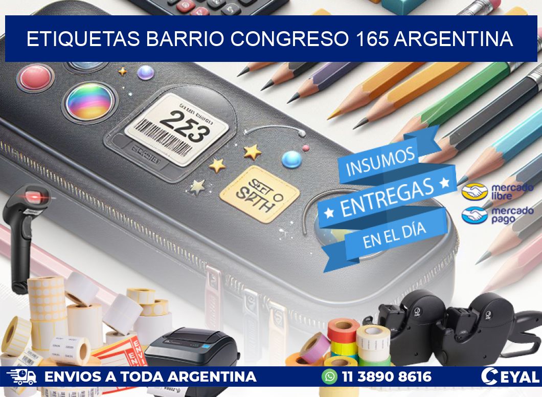 etiquetas barrio congreso 165 argentina