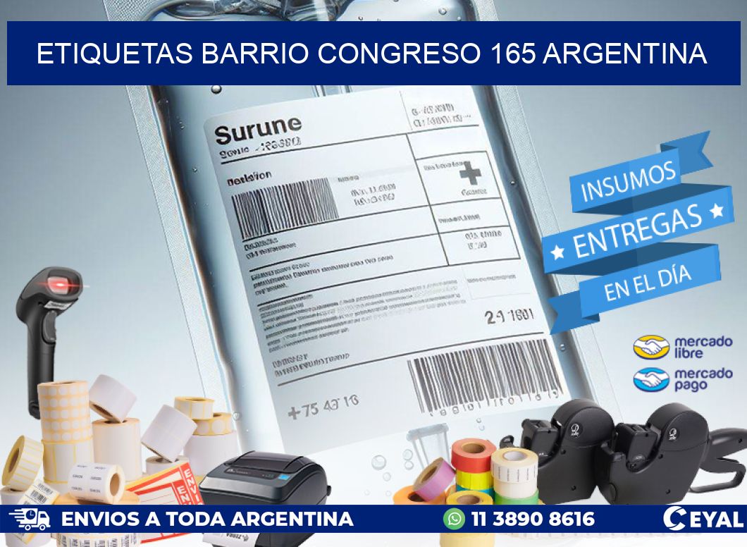 etiquetas barrio congreso 165 argentina