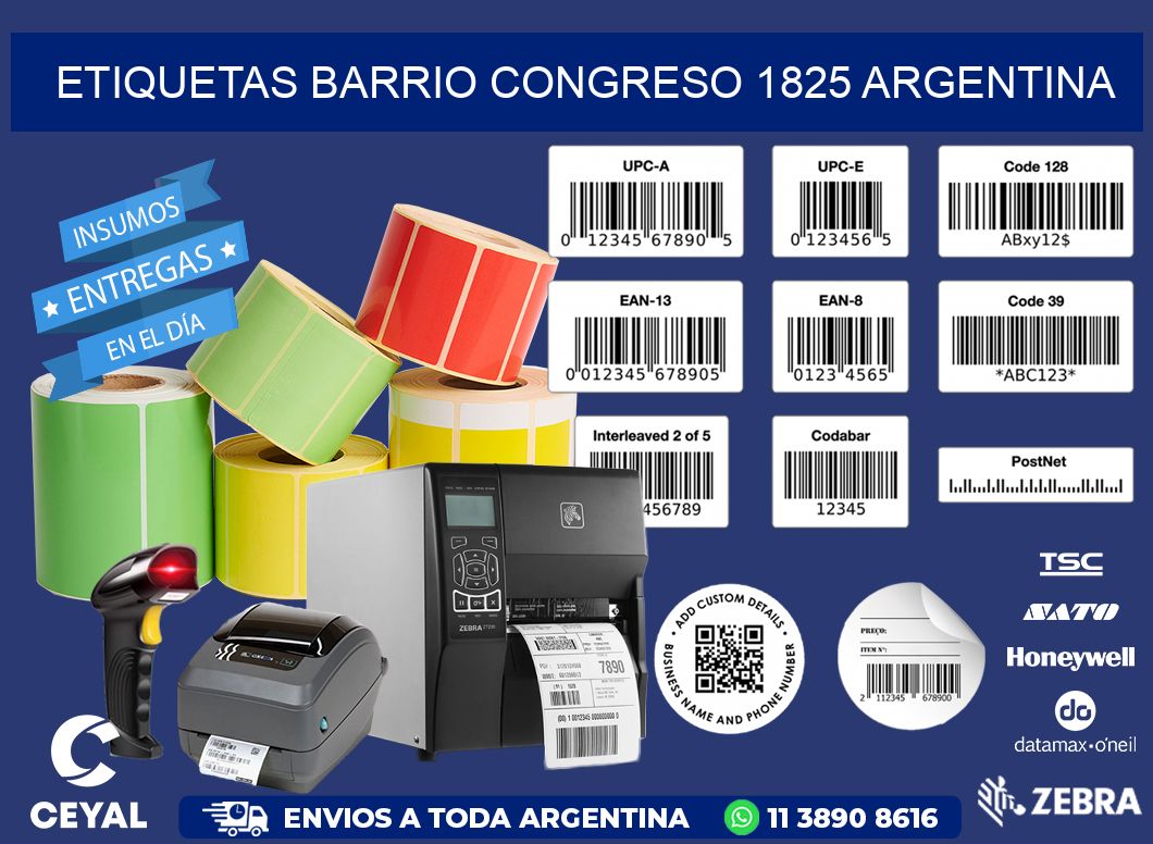 etiquetas barrio congreso 1825 argentina