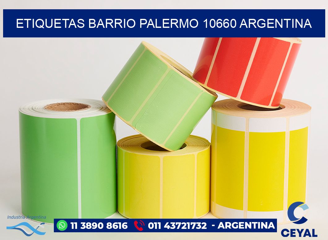 etiquetas barrio palermo 10660 argentina