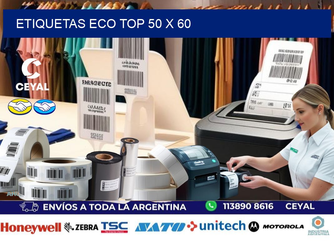 etiquetas eco top 50 x 60