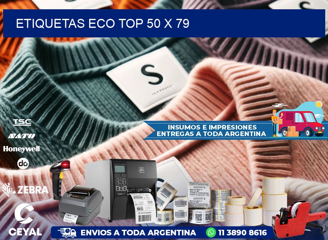 etiquetas eco top 50 x 79