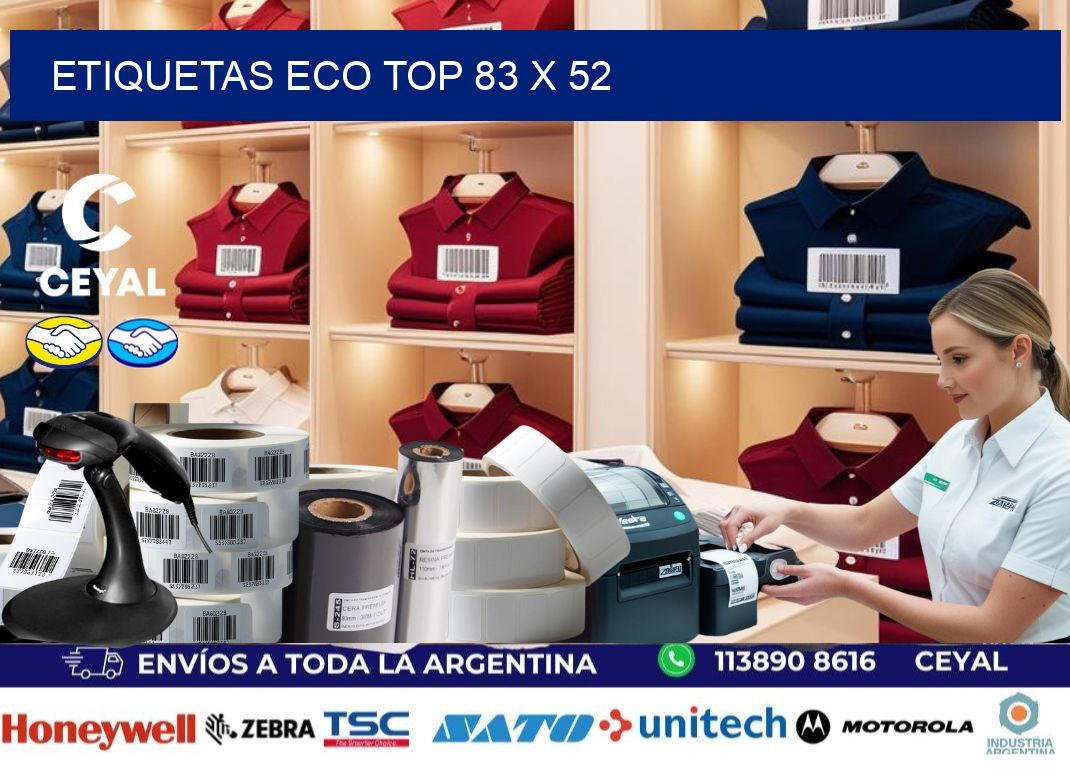 etiquetas eco top 83 x 52