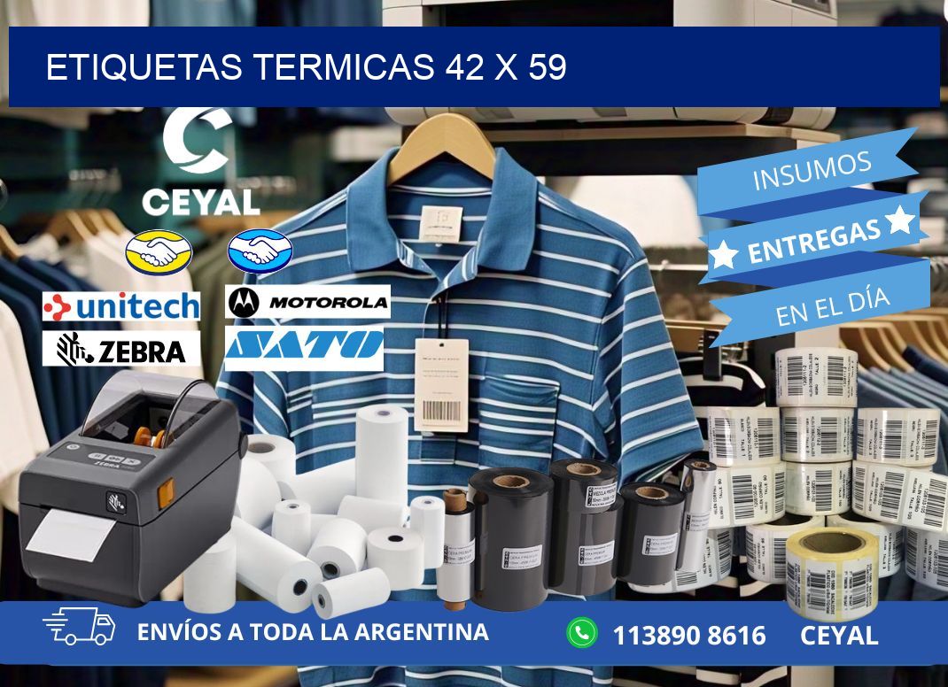etiquetas termicas 42 x 59