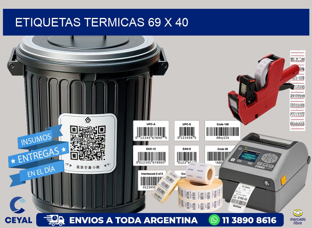 etiquetas termicas 69 x 40