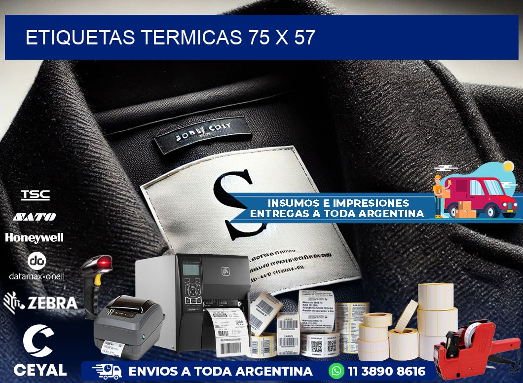 etiquetas termicas 75 x 57