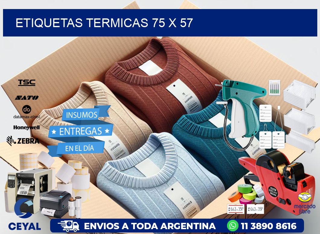 etiquetas termicas 75 x 57