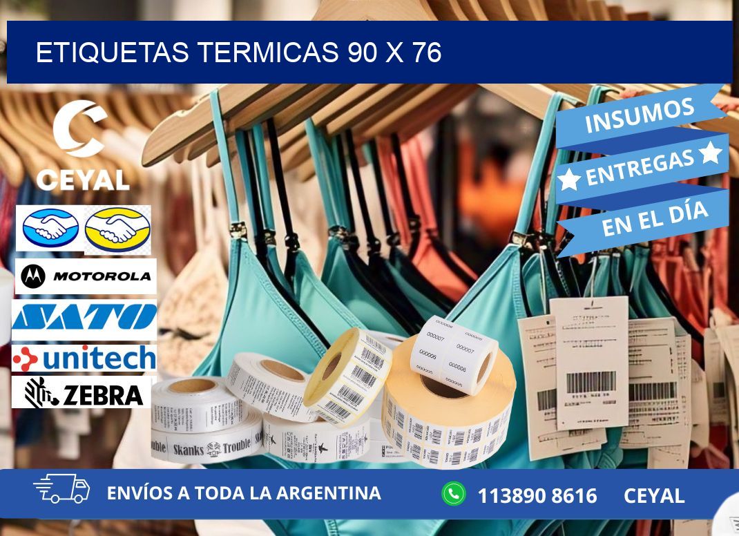 etiquetas termicas 90 x 76