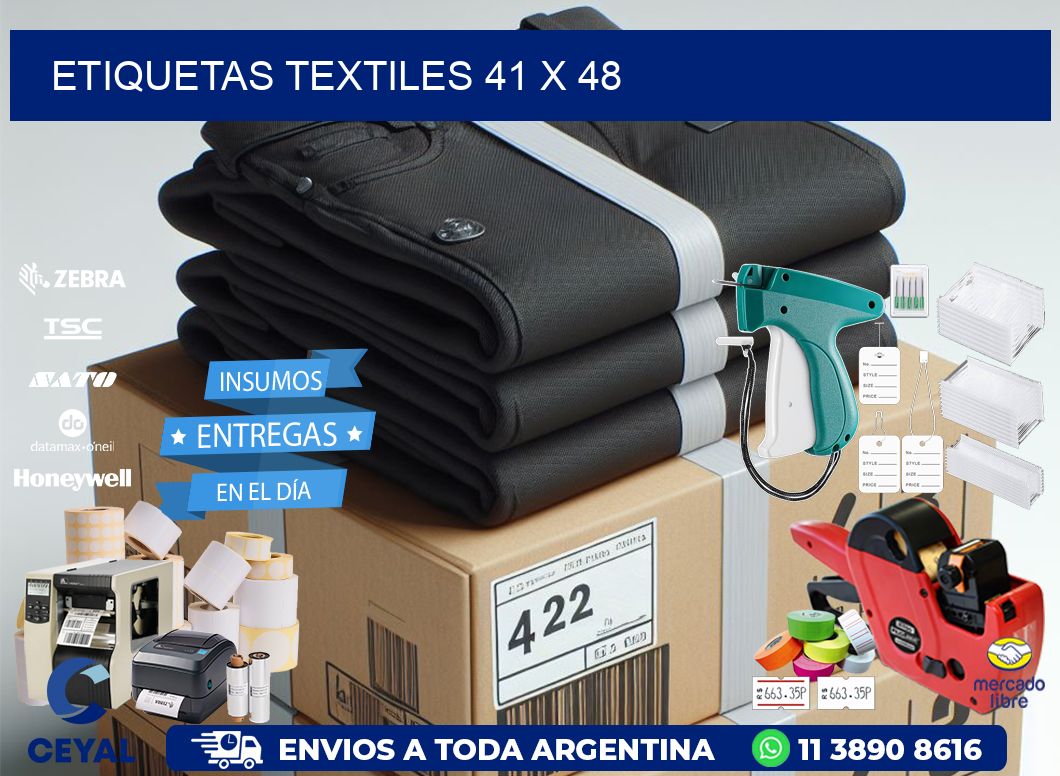 etiquetas textiles 41 x 48