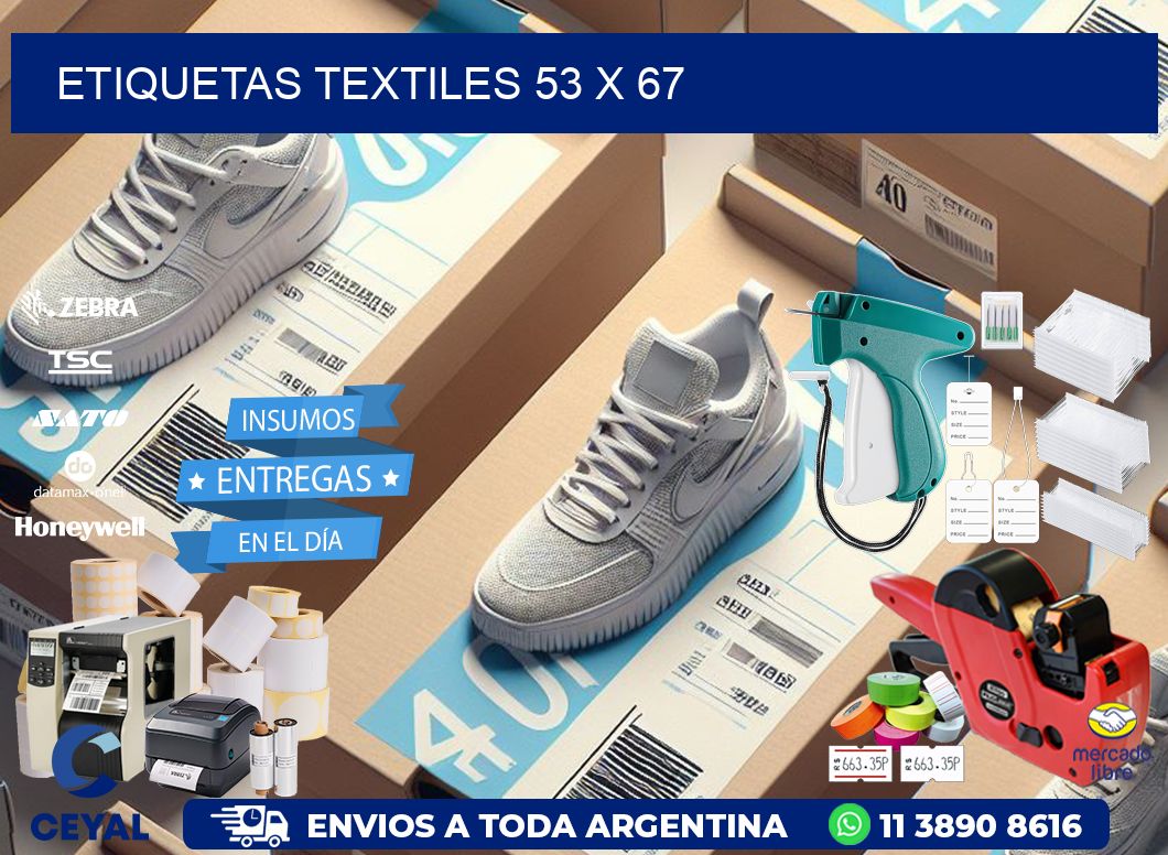 etiquetas textiles 53 x 67