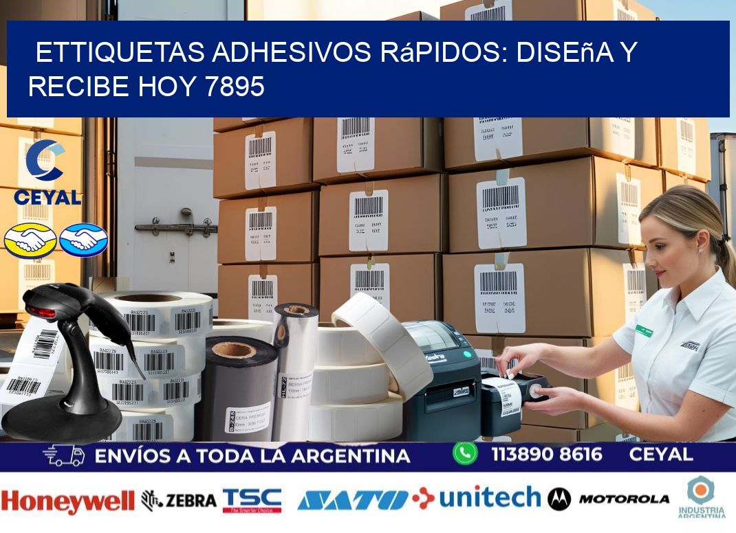 ettiquetas Adhesivos Rápidos: Diseña y Recibe Hoy 7895