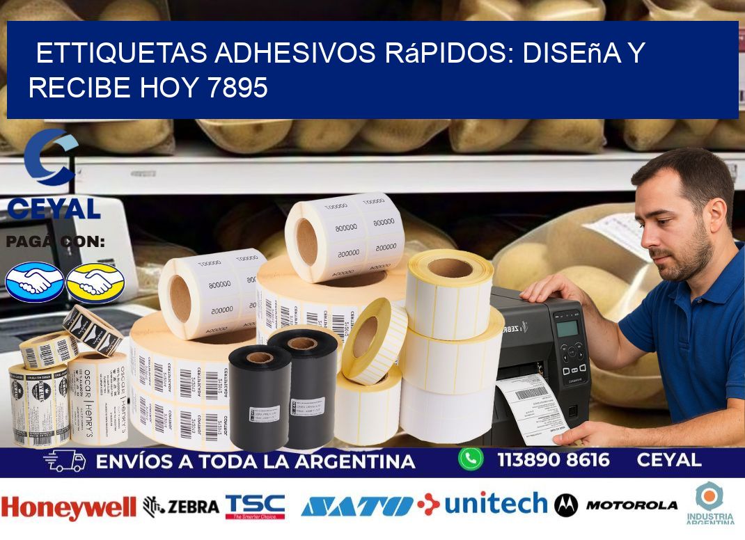 ettiquetas Adhesivos Rápidos: Diseña y Recibe Hoy 7895
