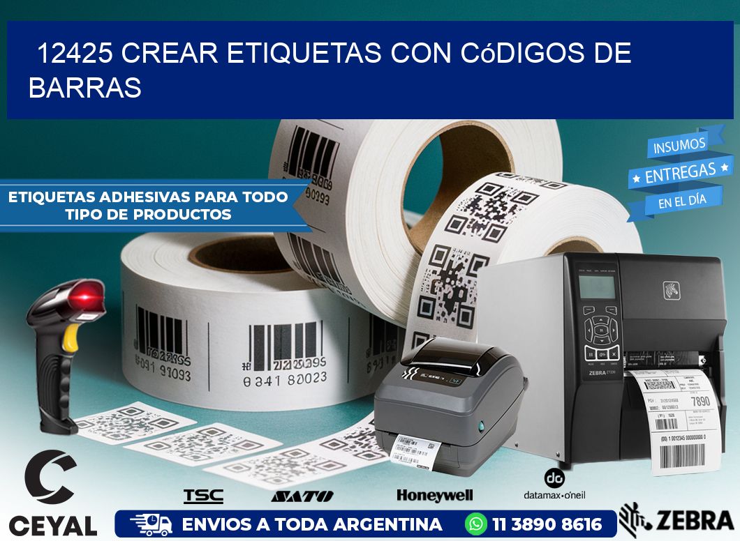 12425 Crear etiquetas con códigos de barras