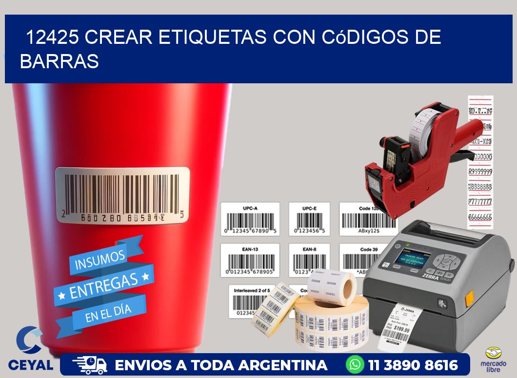 12425 Crear etiquetas con códigos de barras
