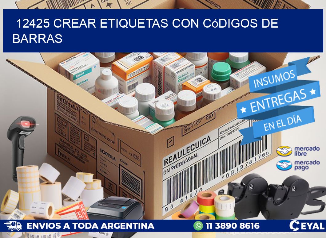 12425 Crear etiquetas con códigos de barras