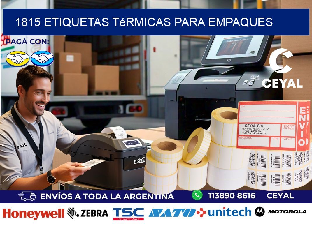 1815 Etiquetas térmicas para empaques