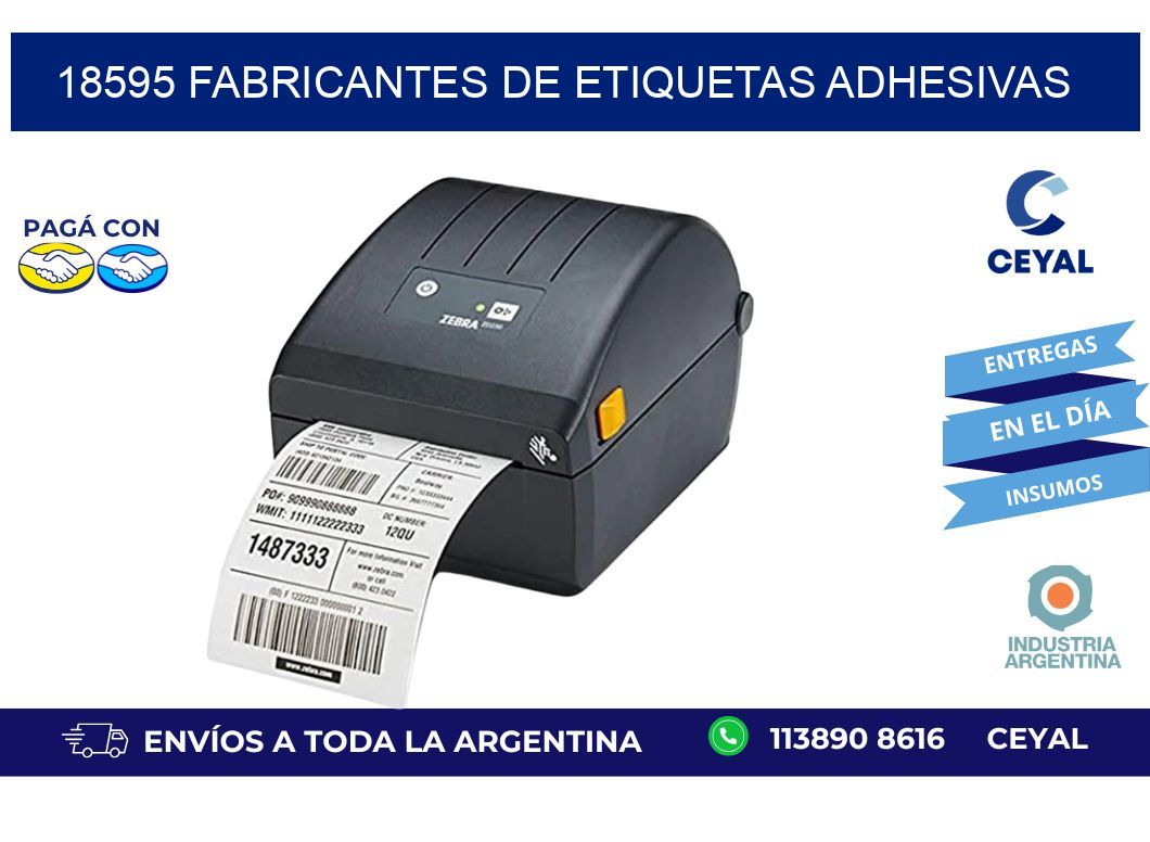 18595 Fabricantes de etiquetas adhesivas