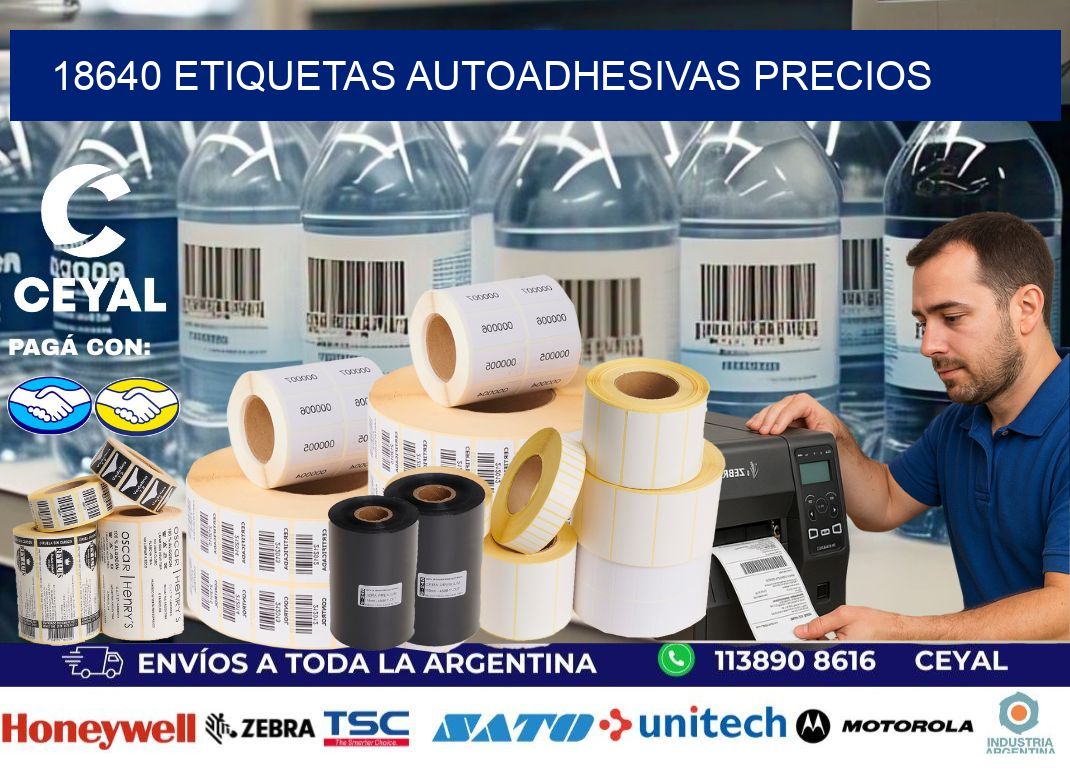 18640 Etiquetas autoadhesivas precios