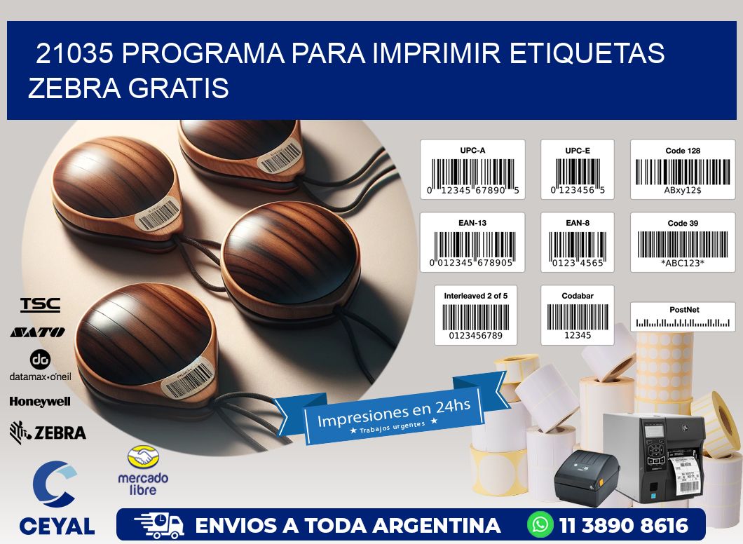 21035 Programa para imprimir etiquetas Zebra gratis