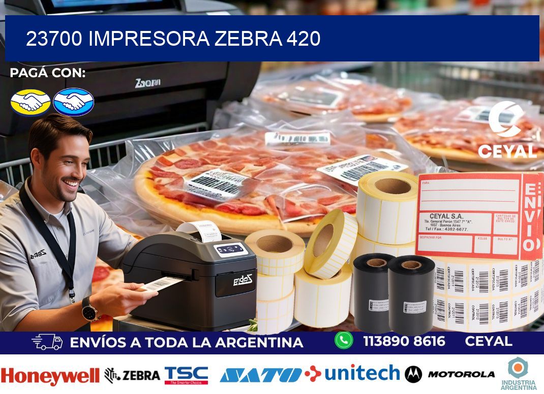 23700 impresora zebra 420