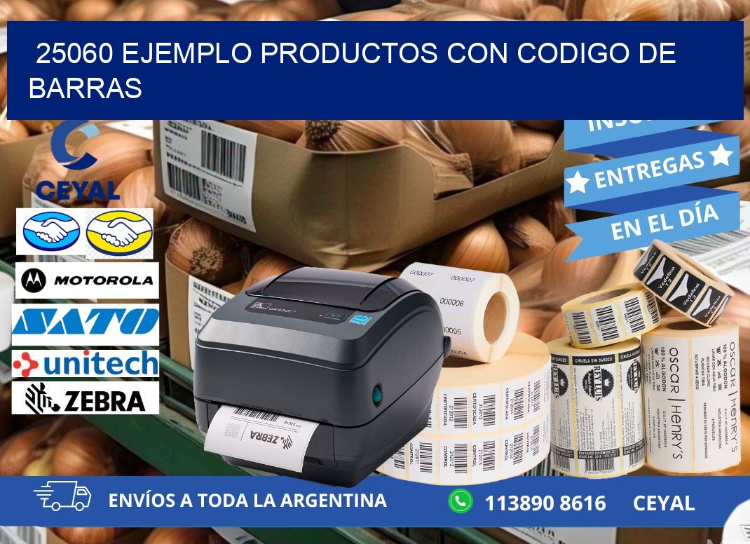 25060 ejemplo productos con codigo de barras