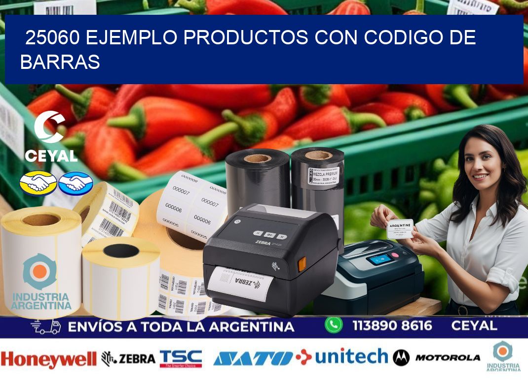 25060 ejemplo productos con codigo de barras
