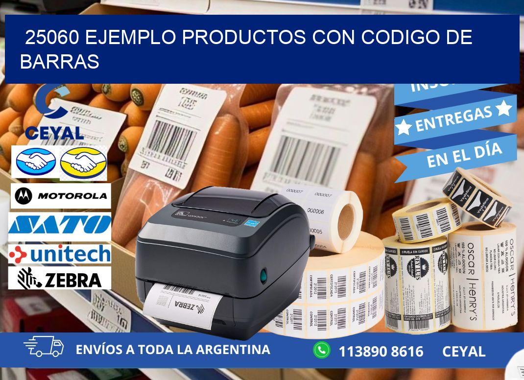 25060 ejemplo productos con codigo de barras