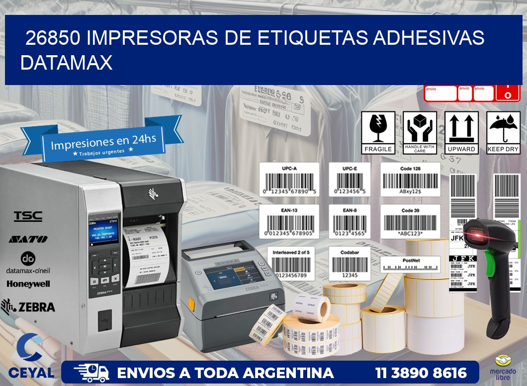26850 impresoras de etiquetas adhesivas datamax