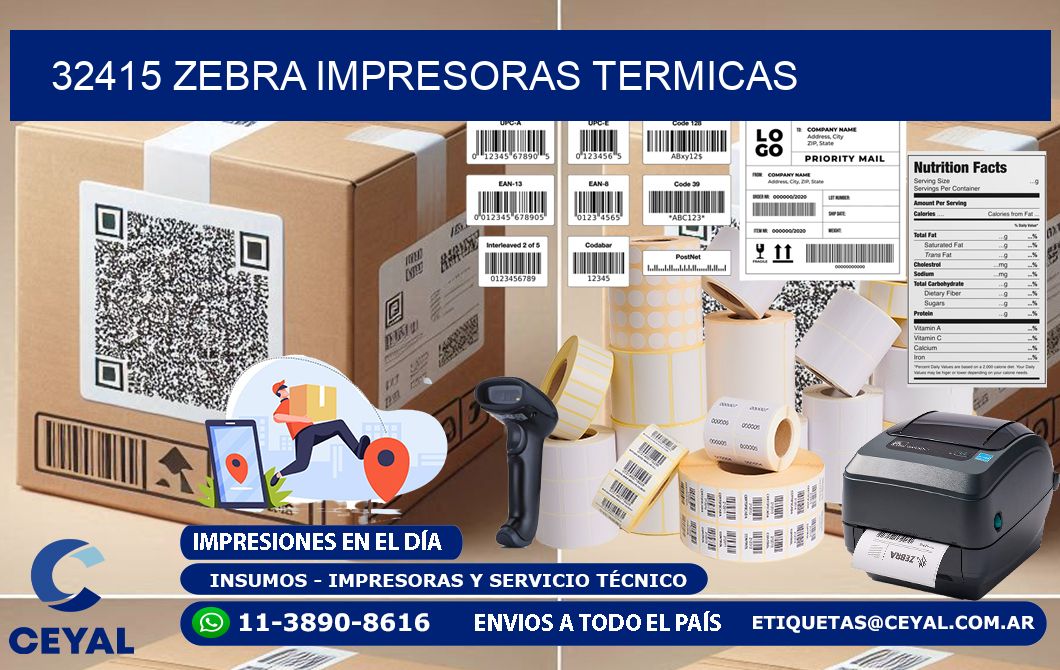 32415 Zebra impresoras termicas