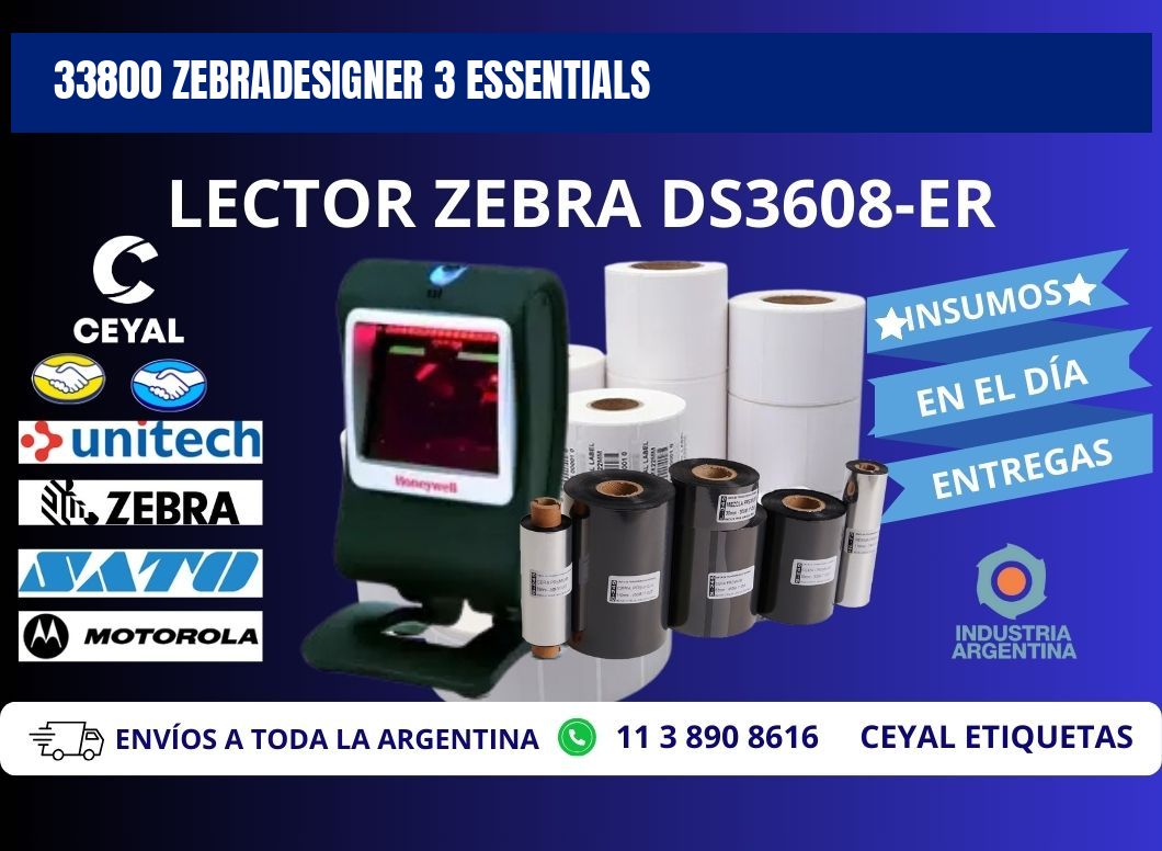 33800 ZebraDesigner 3 Essentials
