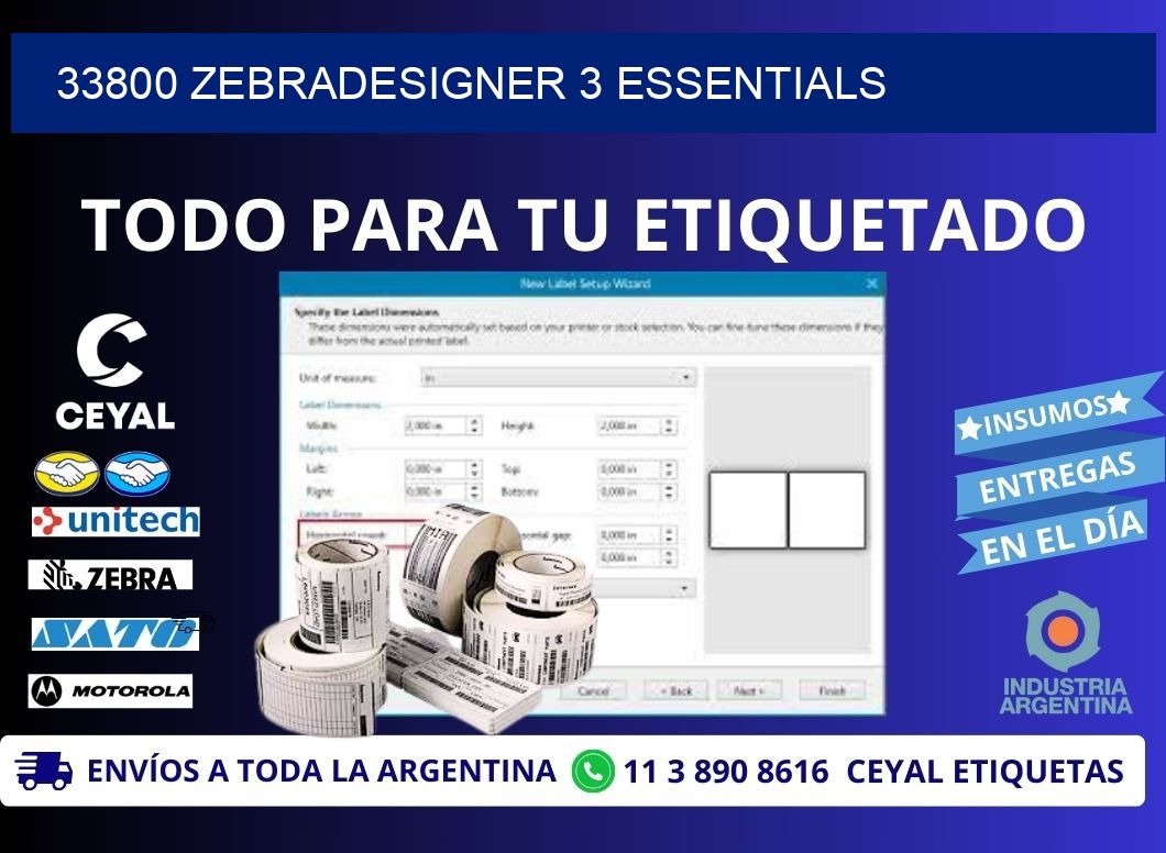 33800 ZebraDesigner 3 Essentials
