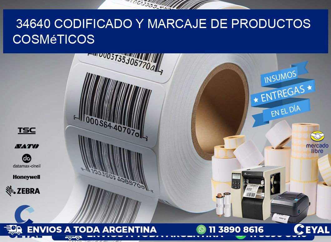 34640 codificado y marcaje de productos cosméticos