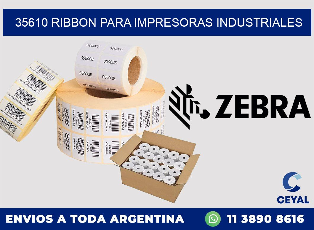 35610 Ribbon para impresoras industriales