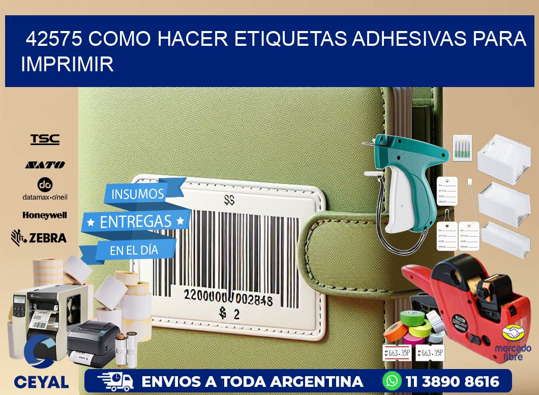 42575 Como hacer etiquetas adhesivas para imprimir