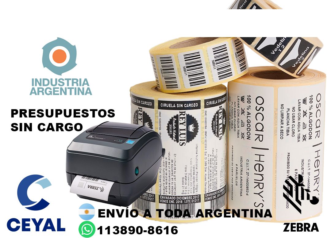 5 cajas de etiquetas 35 x 69