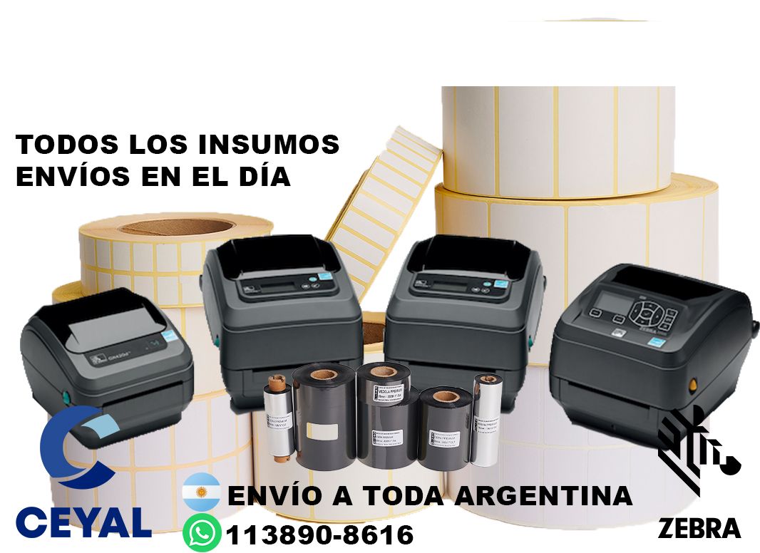5 cajas de etiquetas 35 x 69