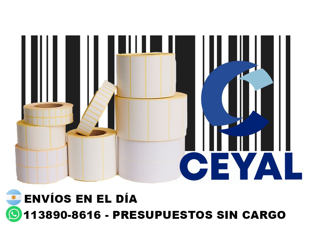 5 cajas de etiquetas 39 x 95