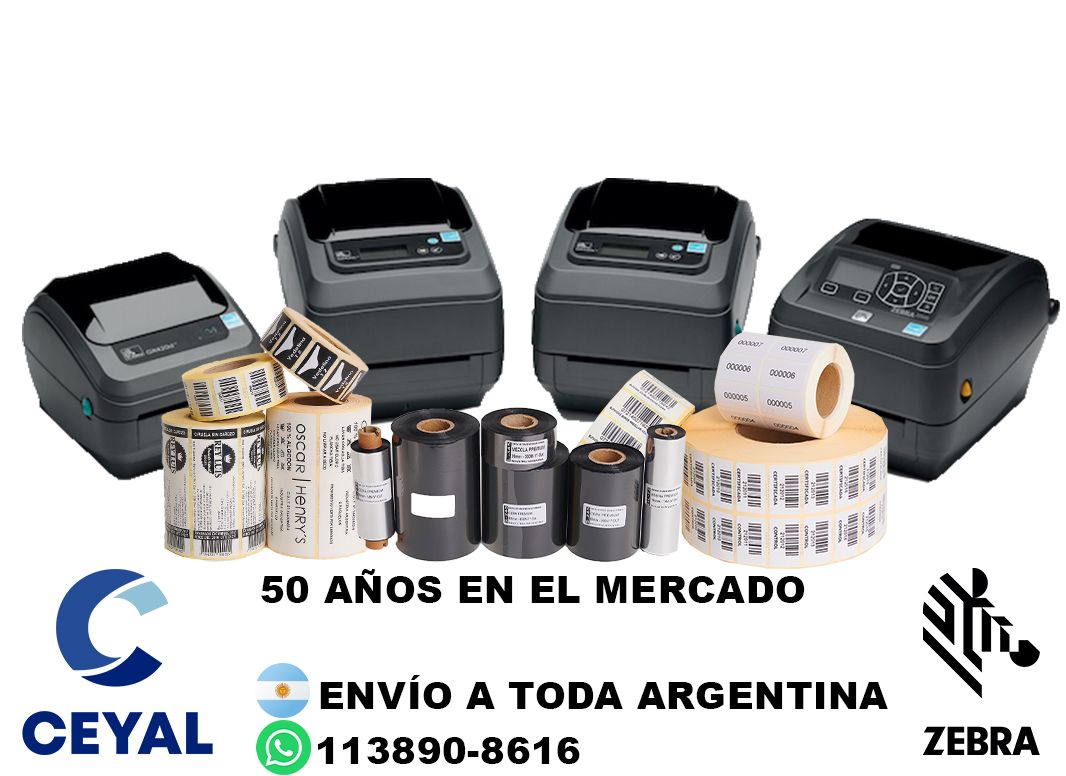 5 cajas de etiquetas 68 x 50